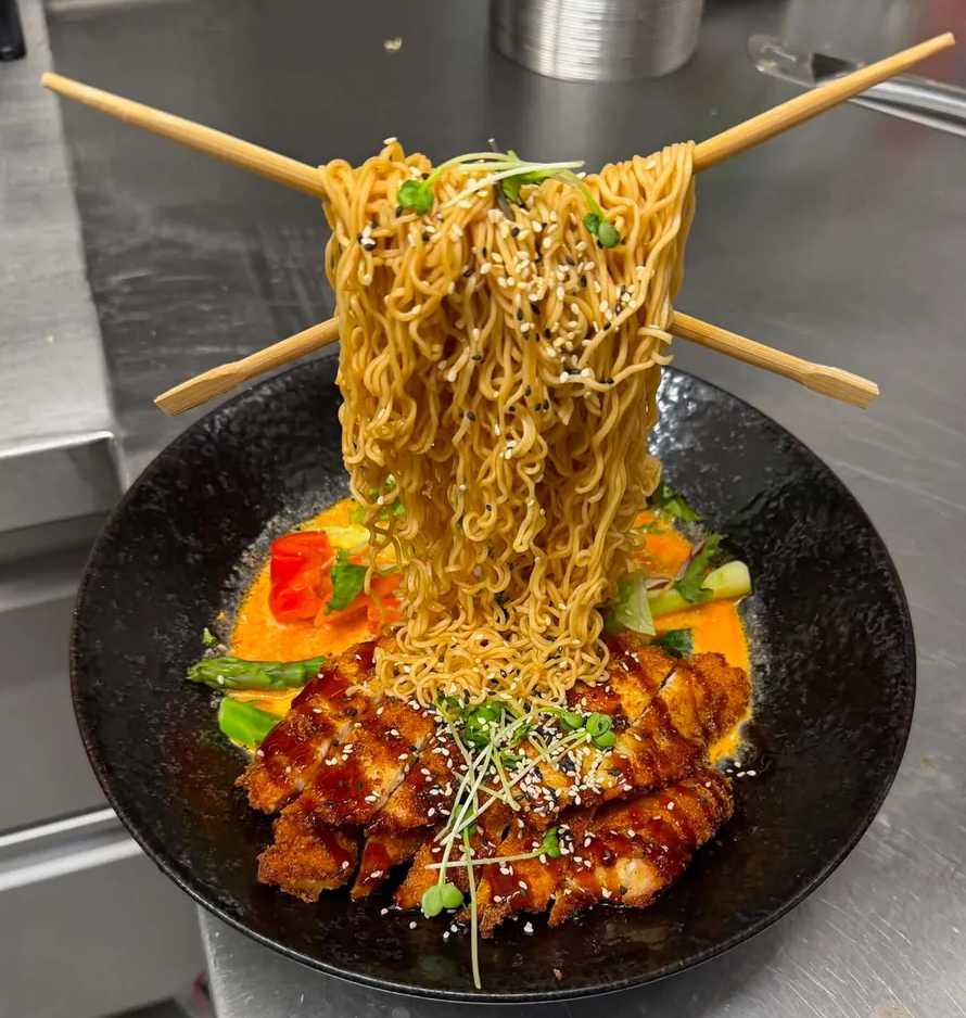 Mikado Skyline Nudeln mit Curry-Kokos-Soße