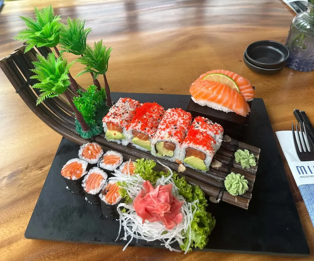 Sushi-Menü Sake